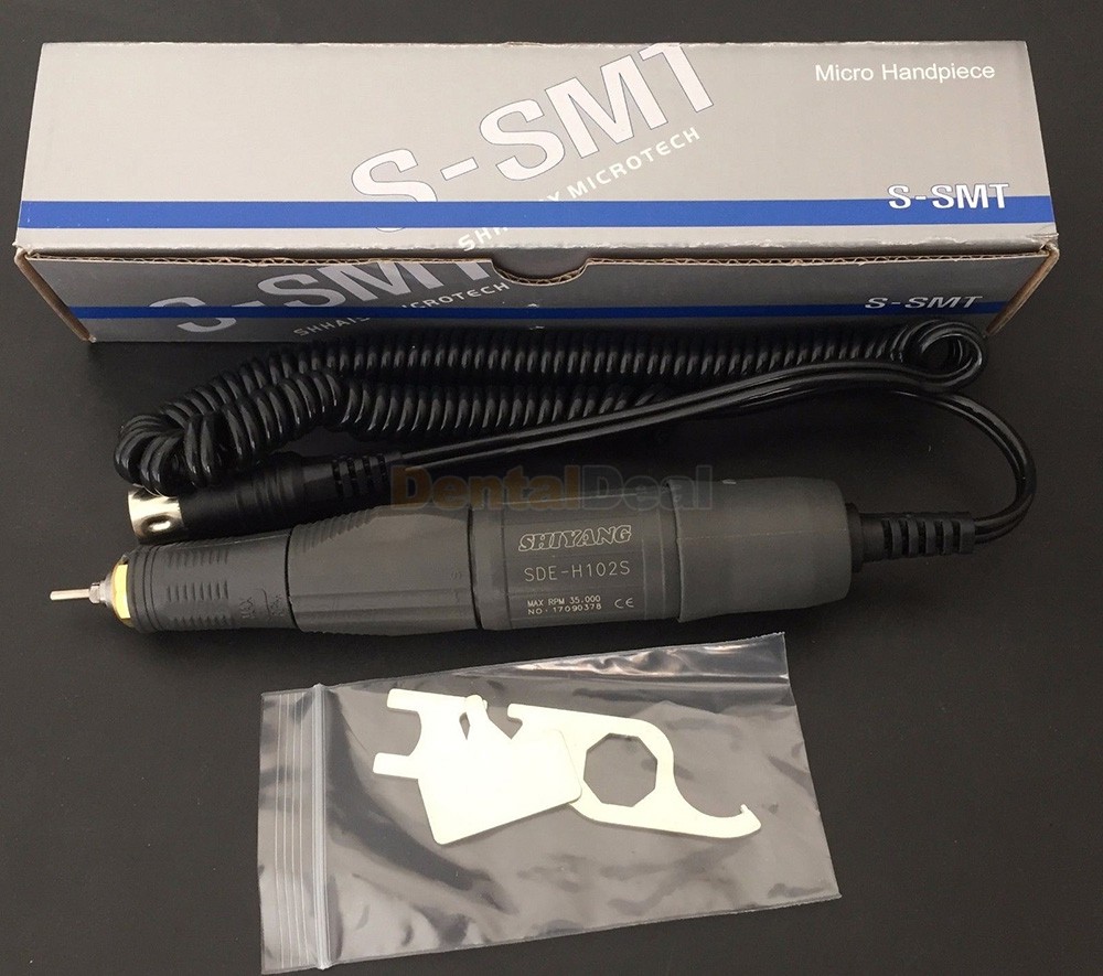 SHIYANG SDE-H102S Dental Lab Micromotor Handpiece 35000 RPM for Micro Motor N3 N7